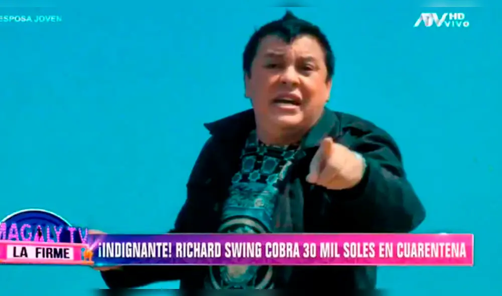 Lucía de la Cruz manda dura advertencia a Richard Swing y le pide que la no la vuelva mencionar
