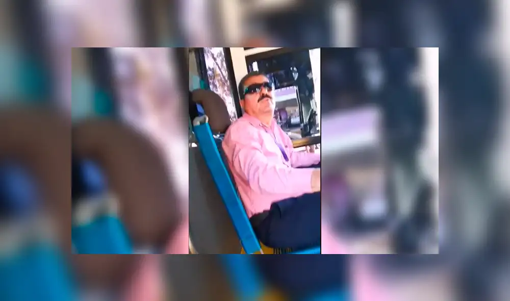 El chófer que trabaja para el Sitran hostigó todo el trayecto a la pareja (Foto: Facebook)