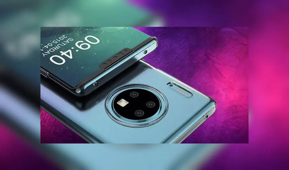 Huawei Mate 30 Pro tendrá cuádruple cámara trasera.