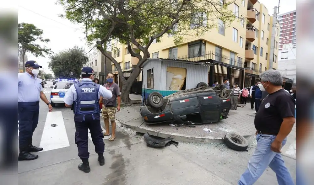 Accidente de transito deja dos heridos de gravedad una niña entre ellos. Foto: Felix Contreras - GLR