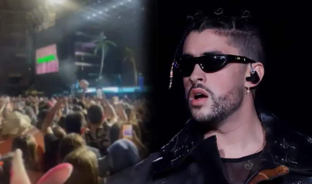 Esta fue la reacción del público peruano cuando Tourista salió a telonear a Bad Bunny. Foto: composición/EFE/Tourista/Instagram