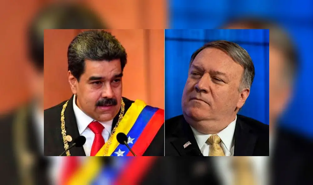 Nicolás Maduro (Venezuela) y Mike Pompeo, representa de los Estados Unidos. Foto: Difusión.