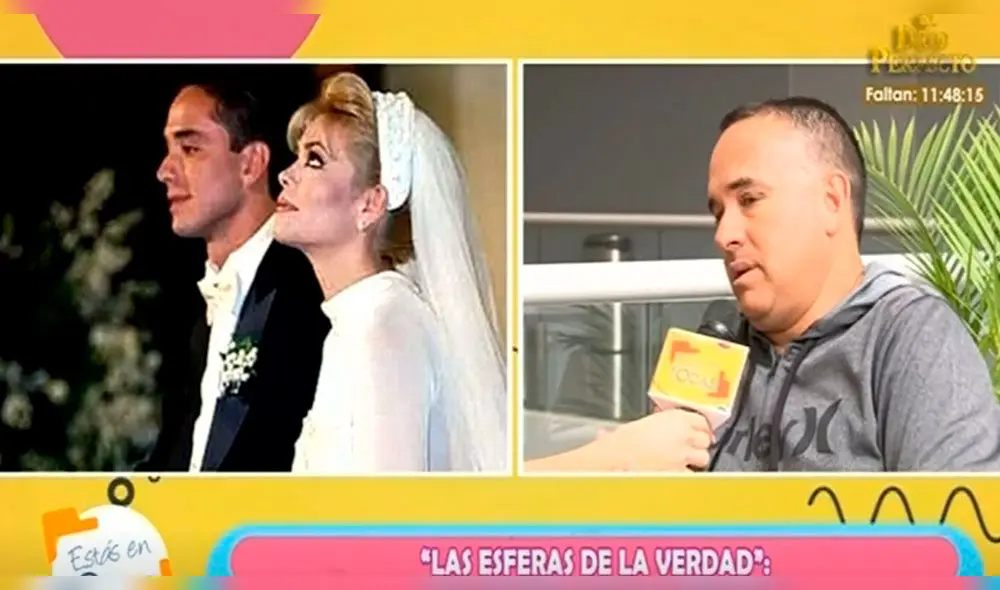 Roberto Martínez y Gisela Valcárcel