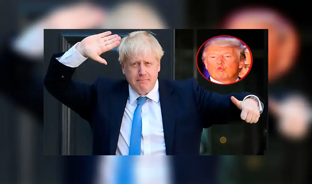 Trump y Boris Trump y Boris