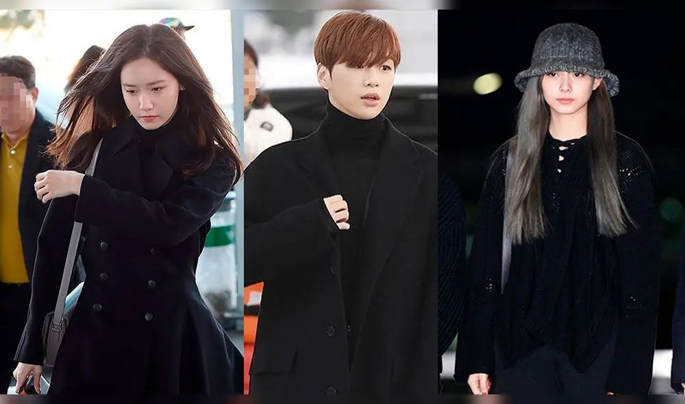 Estrellas coreanas vistieron de negro a la llegada a Vietnam para los Asia Artist Awards 2019.