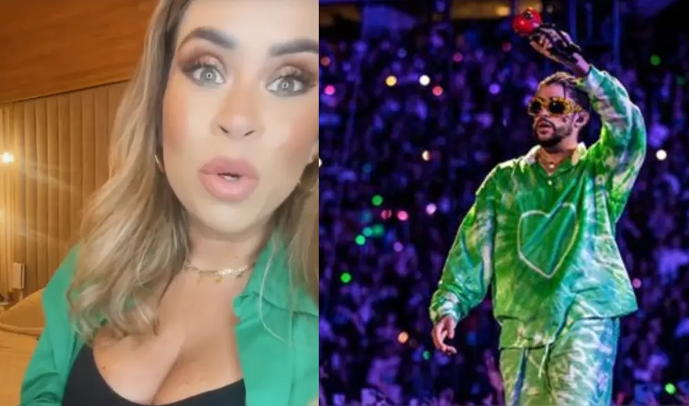 Ethel Pozo teme no ingresar al concierto de Bad Bunny. Foto: composición LR/ captura de Instagram