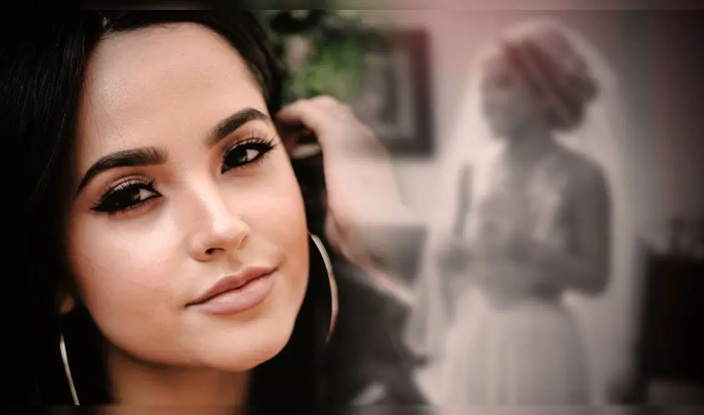 Becky G, Instagram, vestido de novia