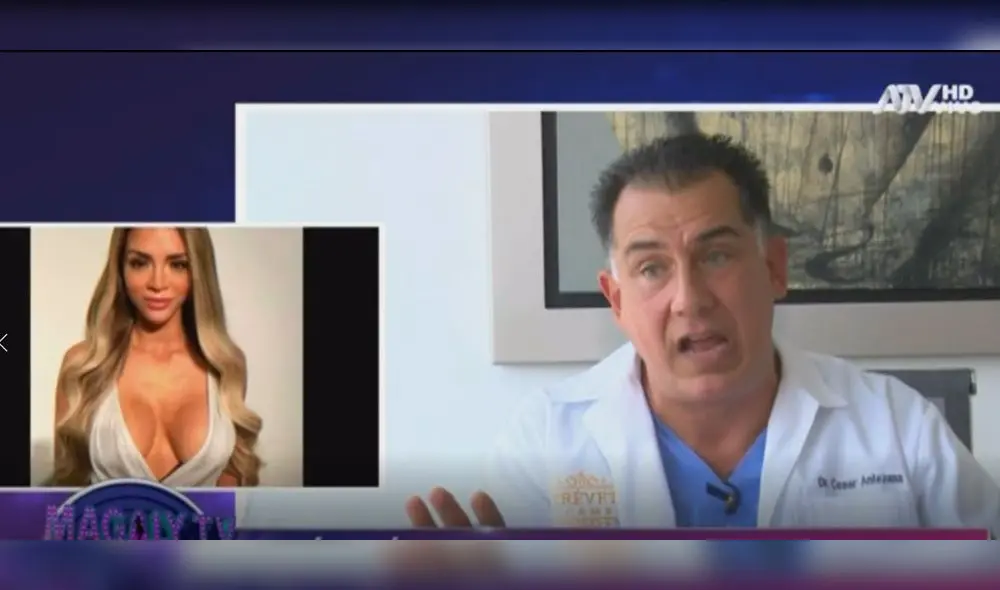 Médico advierte que implantes de Sheyla Rojas podrían caerse. Foto: Captura.