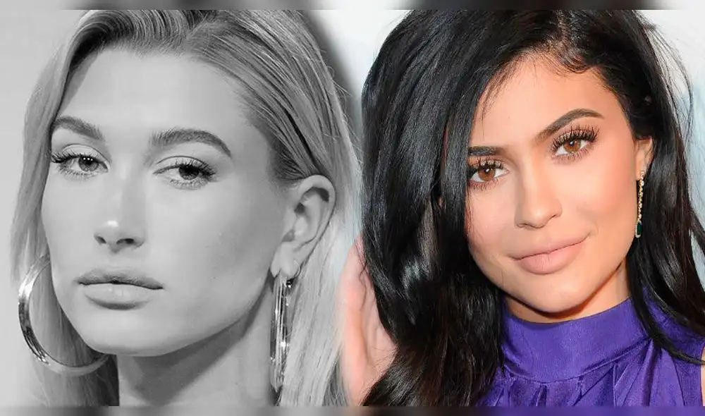Hailey Baldwin y Kylie Jenner Hailey Baldwin y Kylie Jenner