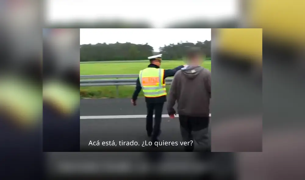 Facebook viral: Policía da incomparable discurso a chofer que tomaba fotos de trágico accidente
