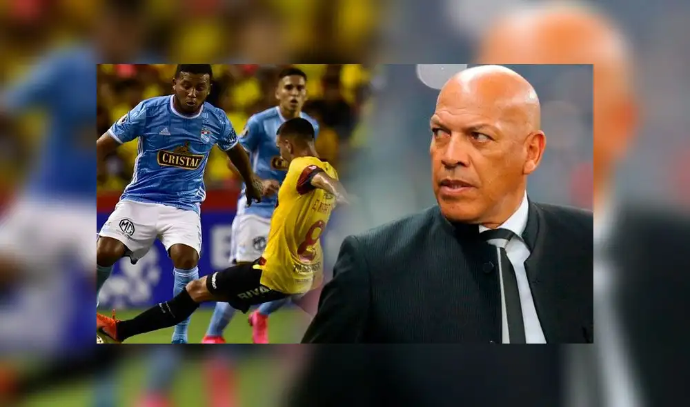 Roberto Mosquera se pronunció tras la derrota de Cristal en la Copa Libertadores. Foto: Composición