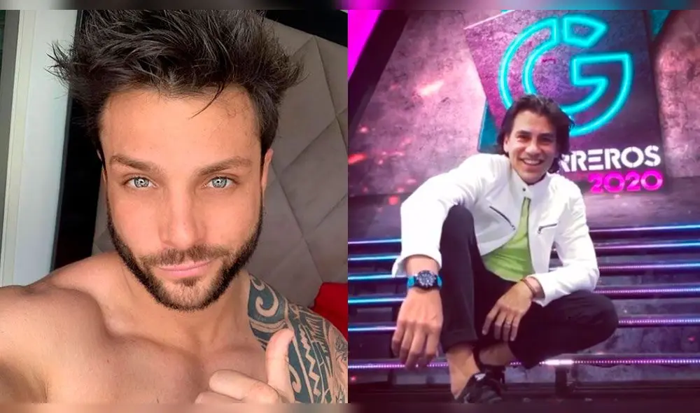 Conductor de 'Guerreros 2020' se burla del inglés de Nicola Porcella Foto: composición Instagram