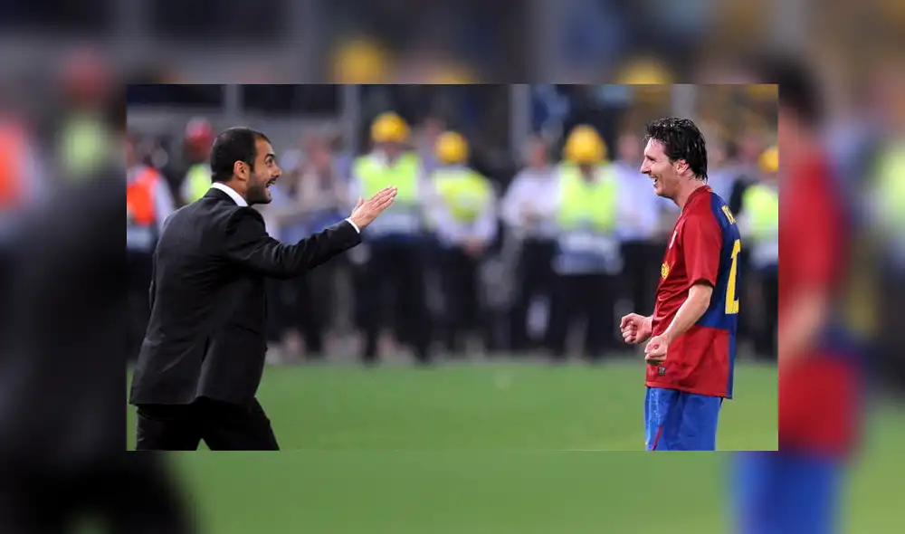 Messi y Guardiola Messi y Guardiola