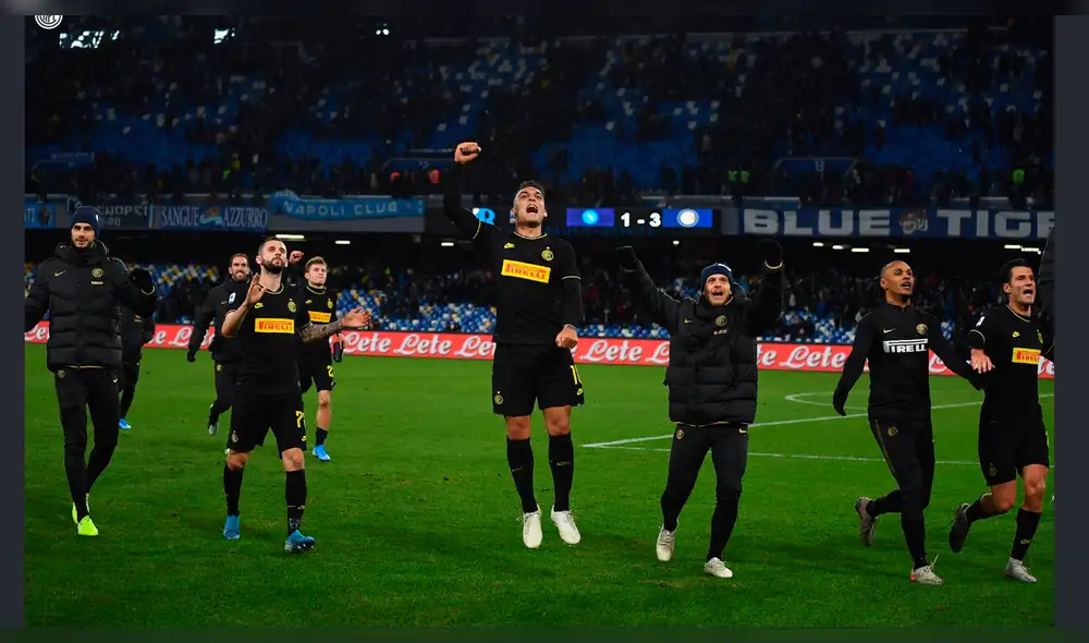 Inter vs Atalanta por la jornada 19 de la Serie A de Italia. Inter vs Atalanta por la jornada 19 de la Serie A de Italia.