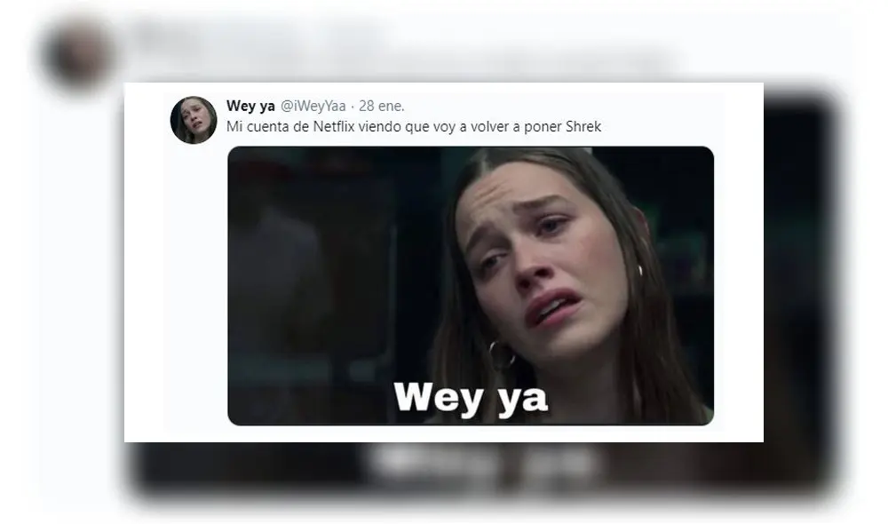 El nuevo meme “Wey ya” extraído de la serie de Netflix “You” y que están siendo viralizados prácticamente en todas las redes sociales.