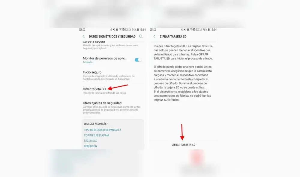 La tarjeta de memoria.