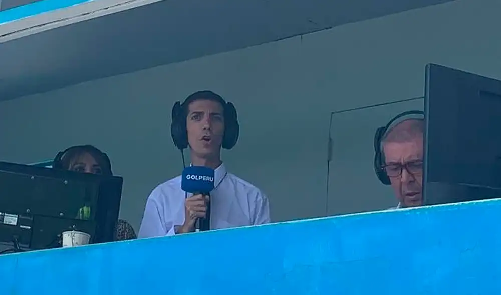 Giancarlo Granda, relator de Gol Perú. | Foto: @gian_gpg