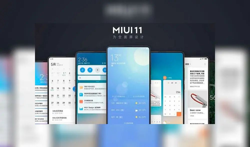 MIUI 11 de Xiaomi. MIUI 11 de Xiaomi.