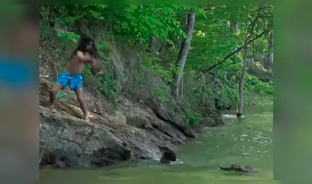 Facebook Viral: Video revela la verdad del hombre que fue salvado del ataque de un cocodrilo