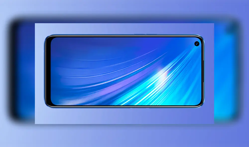 El Realme 6 tiene una pantalla de 6.5 pulgadas con resolución Full HD+.