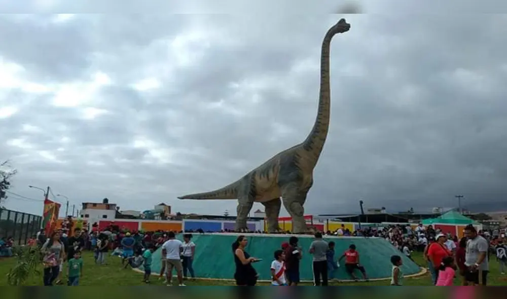 Arequipa: Inauguran polémico parque de los Dinosaurios en Mollendo [FOTOS y VIDEO]