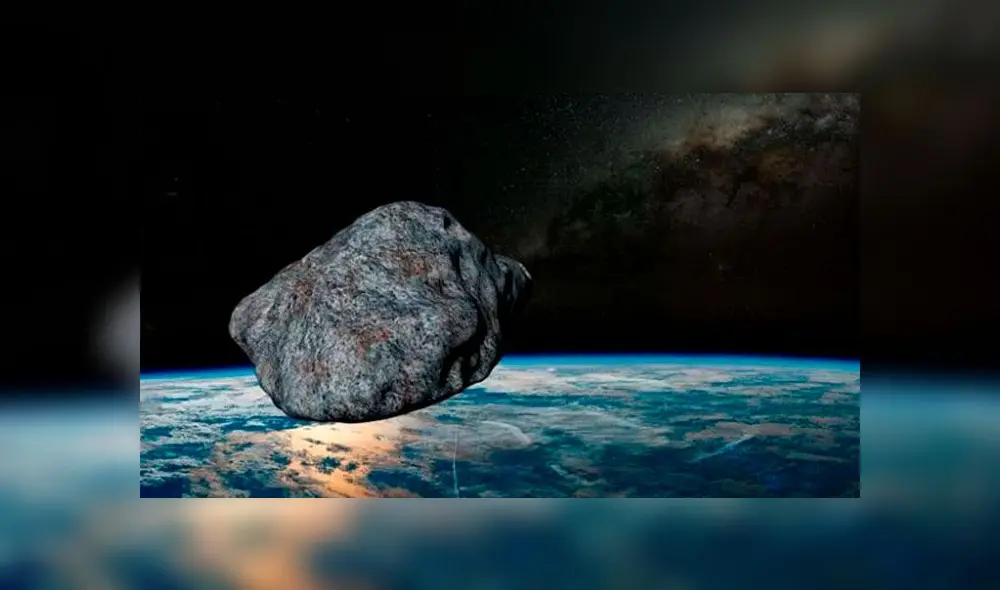 Nuevo asteroide podría impactar en la Tierra. Foto: difusión.