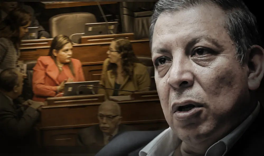 Marco Arana también cuestionó que Yeni Vilcatoma haya sugerido que lo denuncien en la Comisión de Ética. Composición: La República. Marco Arana también cuestionó que Yeni Vilcatoma haya sugerido que lo denuncien en la Comisión de Ética. Composición: La República.