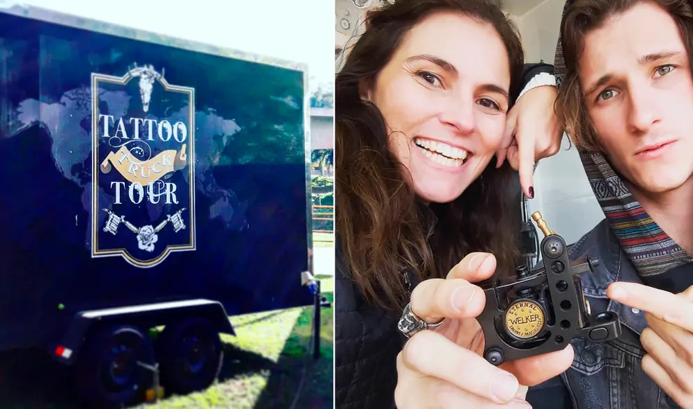 Cuando comenzó la pandemia, los tatuadores se encontraban en Argentina y tuvieron que regresar rápido a Brasil. Su idea es retomar la ruta el año que viene, y viajar por nuevos países y continentes. Foto: Facebook Cuando comenzó la pandemia, los tatuadores se encontraban en Argentina y tuvieron que regresar rápido a Brasil. Su idea es retomar la ruta el año que viene, y viajar por nuevos países y continentes. Foto: Facebook