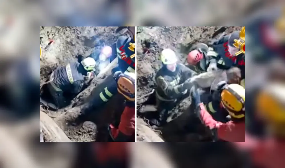 Desliza hacia la izquierda para ver el conmovedor rescate de los perros que se viralizó en Facebook.