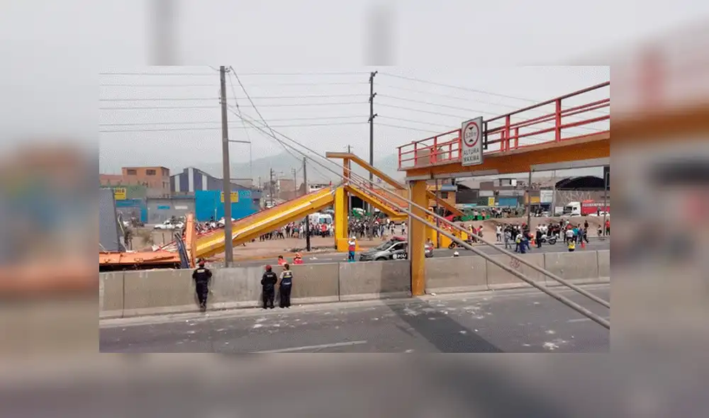 Google Maps: así lucía el puente de la Panamericana Norte en Comas que camión derribó [FOTOS] 