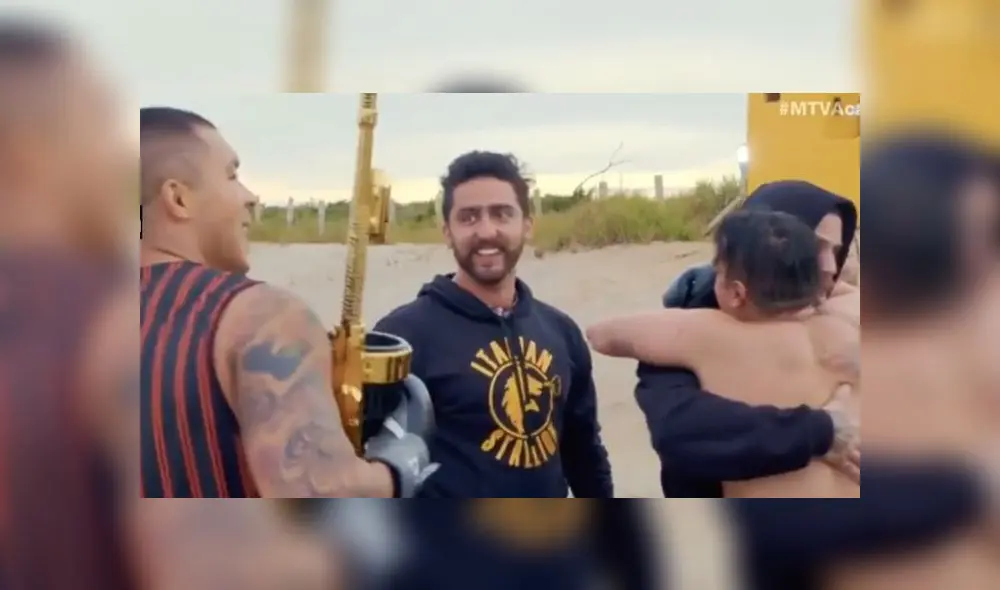 Jawy y Chile cumplieron el reto de enfrentarse en una pelea de box. (Foto: Captura/MTV)