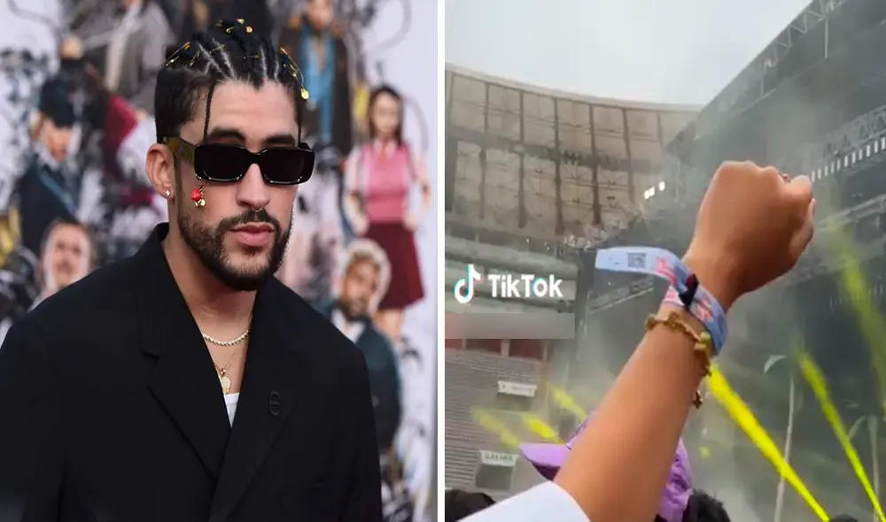 ¿Te has preguntado por el código QR que tienen las pulseras de Bad Bunny? Foto: composición LR/captura de TikTok/Lecturas/@Traveling.ando