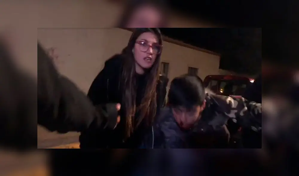El menor resultó con heridas de sangre en el rostro. Foto: captura de pantalla