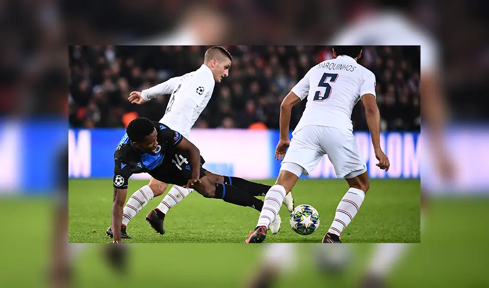 PSG se impone por 1-0 ante el Brujas por la Champions League [RESUMEN]