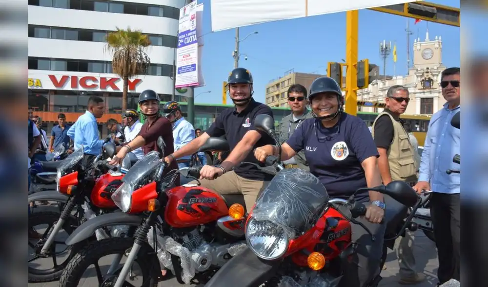 Municipalidad de La Victoria recibe motocicletas para enfrentar el crimen y el caos vehicular