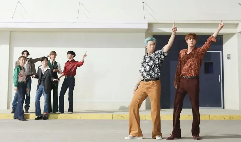 YouTube BTS en iHeart Festival 2020 con su presentación "Dynamite". Créditos: Big Hit Entertainment