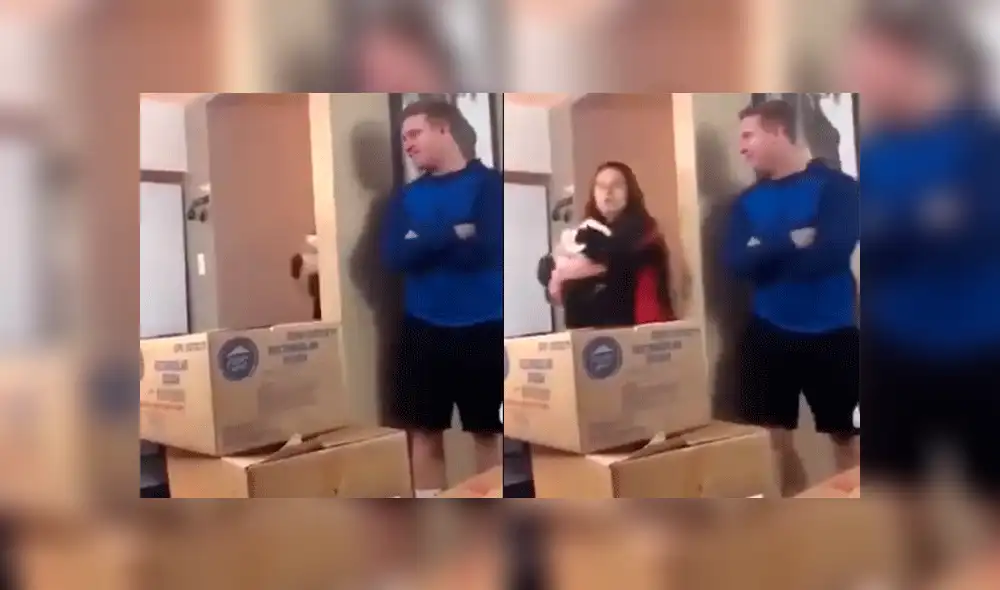 Facebook viral: gato tiene divertida reacción al ser asustado por el novio de su dueña [VIDEO] 