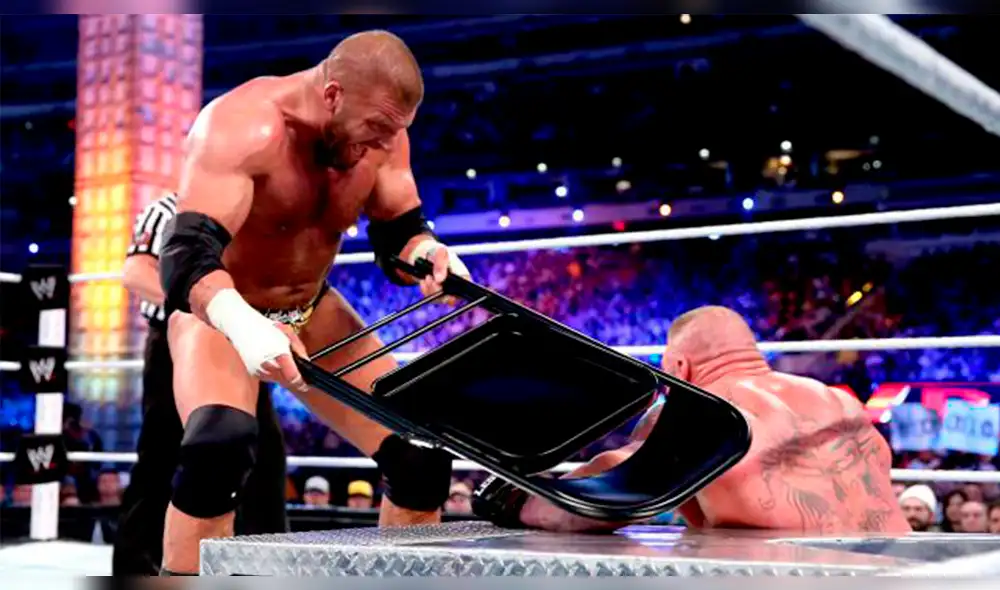 WWE: La última vez que Triple H apostó su carrera en Wrestlemania [VIDEO]