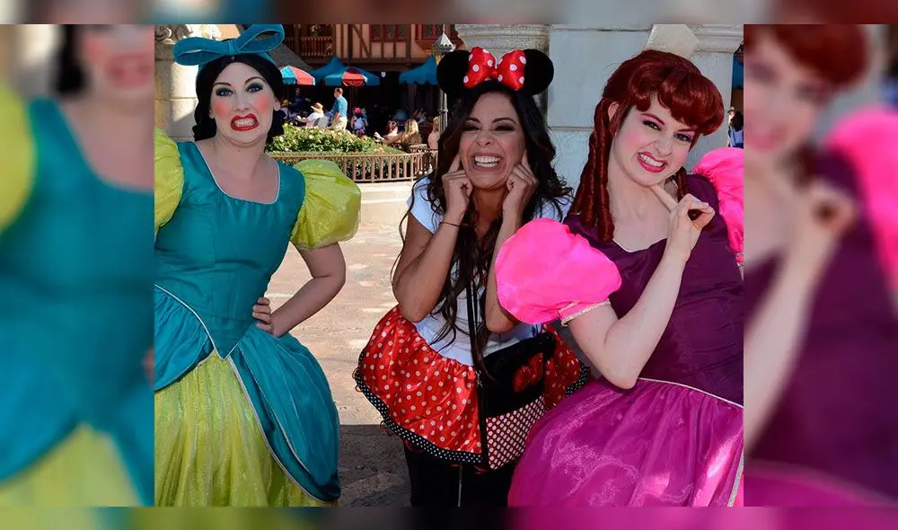 Tatiana Astengo viajó a Disney y recordó a 'Reyna Pachas' [FOTO]