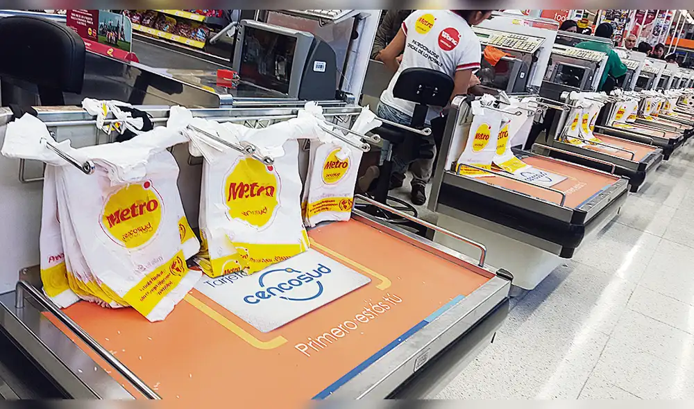 Cobro de bolsas plásticas