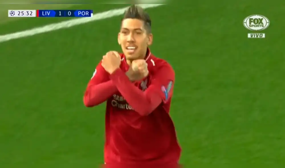 Liverpool vs Porto: Firmino convierte en gol una gran jugada colectiva de los 'Reds' [VIDEO]