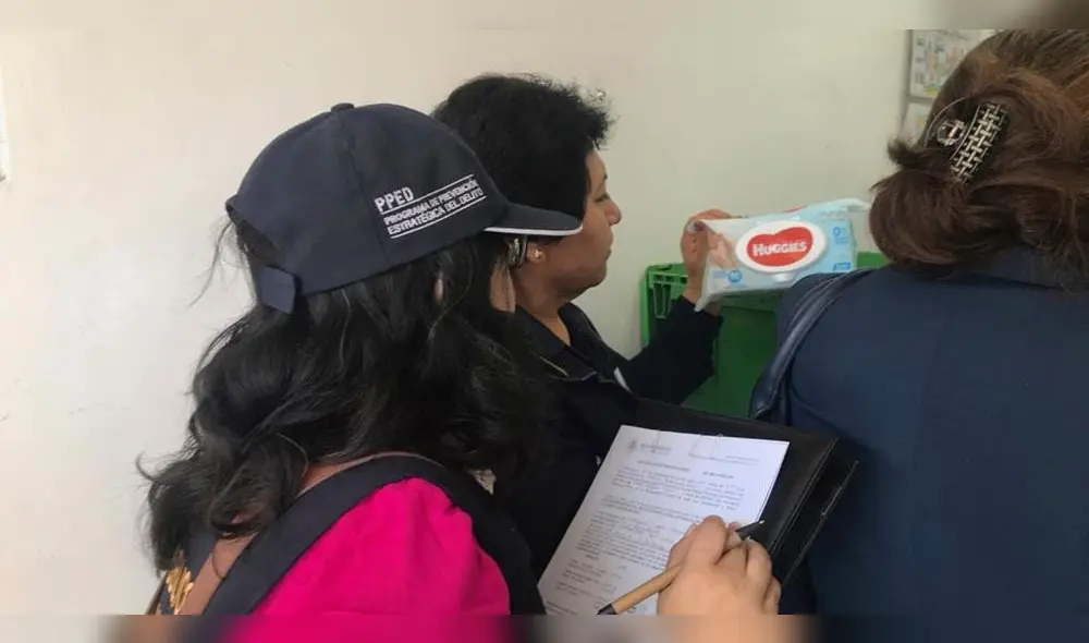 Arequipa: con operativos previenen venta de toallitas húmedas Huggies contaminadas