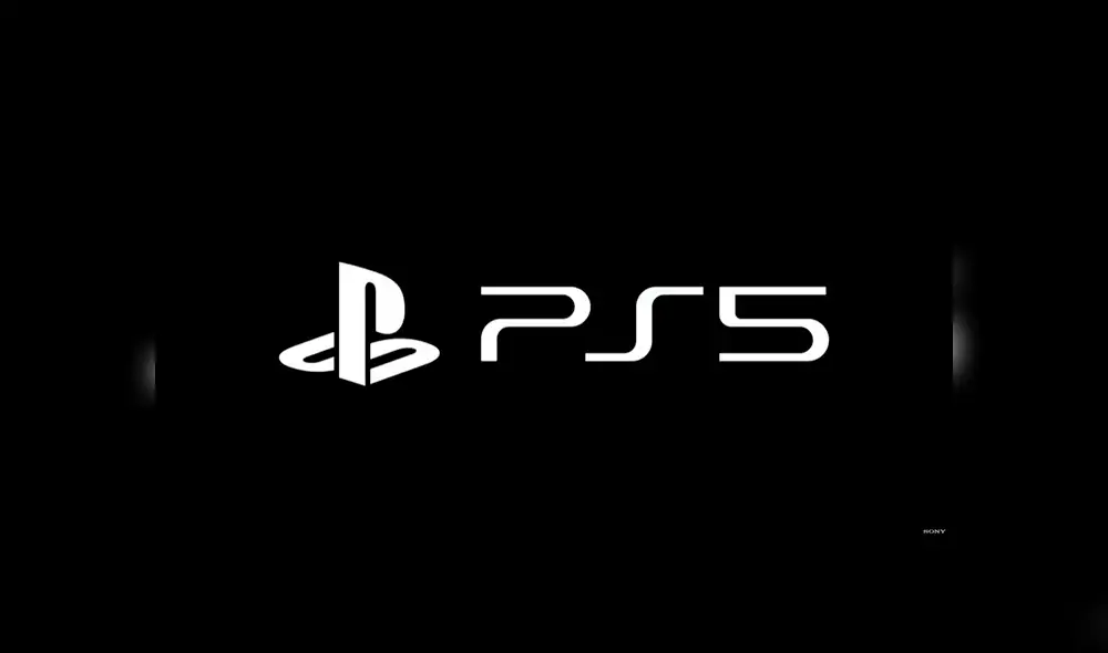 Logo ofiical de PlayStation 5 presentado en el CES 2020.