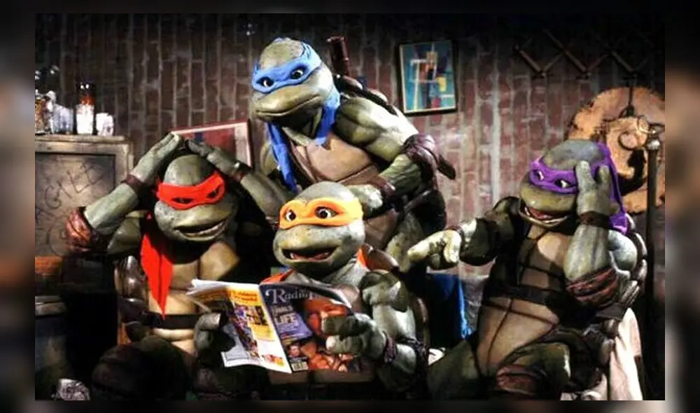 La primera película de las tortugas ninja fue una de las más taquilleras de 1990.