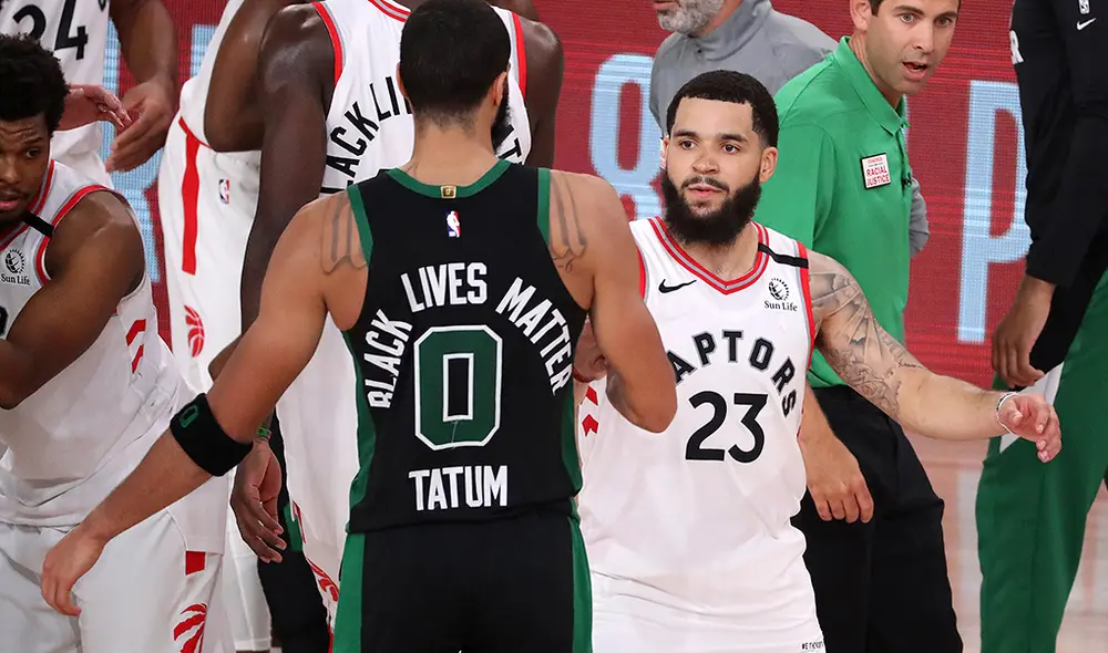 Boston Celtics avanzó en los Playoffs de la NBA al eliminar a los Toronto Raptors. Foto: AFP Boston Celtics avanzó en los Playoffs de la NBA al eliminar a los Toronto Raptors. Foto: AFP
