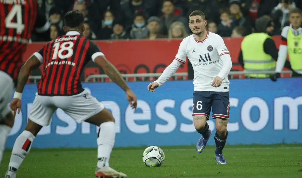 El cuadro parisino no pudo ante el Niza. Foto: Twitter PSG. El cuadro parisino no pudo ante el Niza. Foto: Twitter PSG.