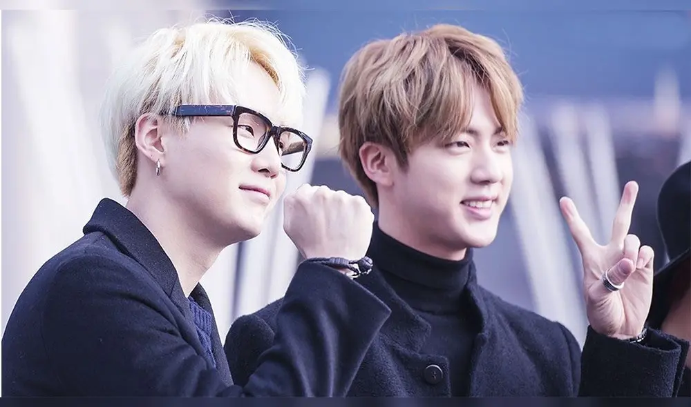BTS: Jin y Suga son dos de los integrantes de mayor edad en el grupo de K-pop. Se llevan casi tres meses de diferencia.