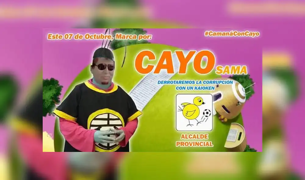 En Facebook candidato en Arequipa se compara con ‘Kaiosama’