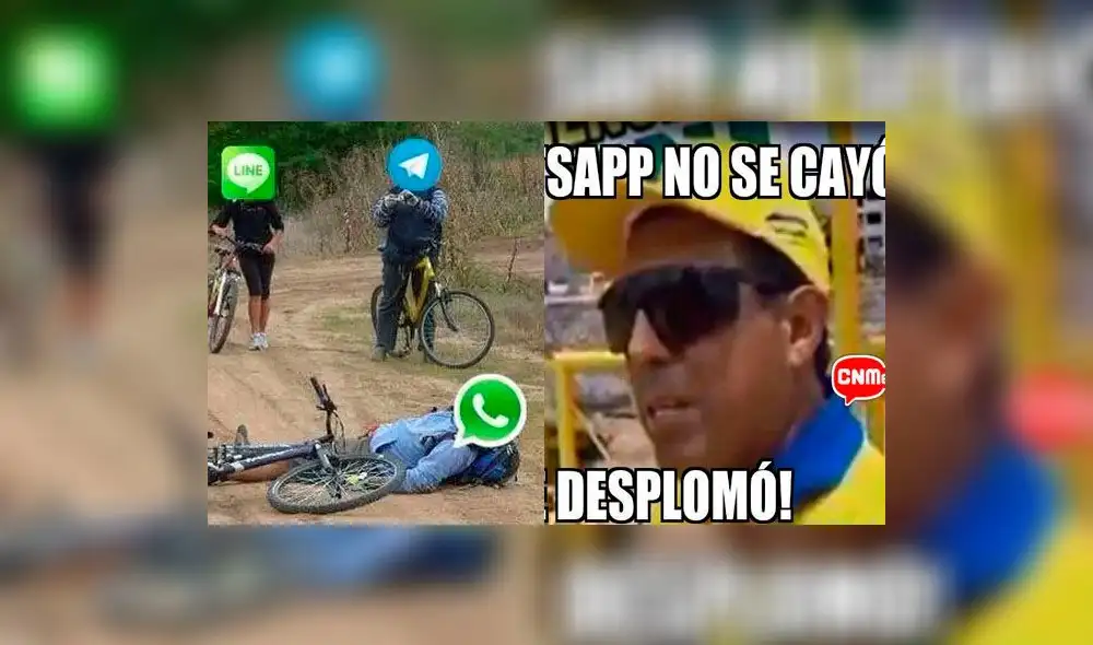 En Facebook se burlan con memes de la caída de WhatsApp