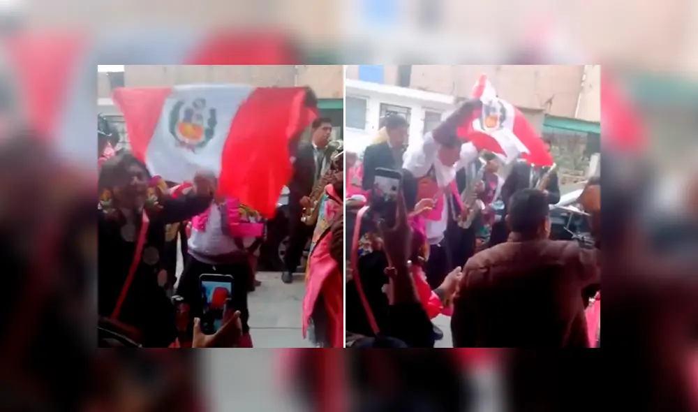 Banda peruana usa cábala para que Perú derrote a Brasil en la Copa América 2019.